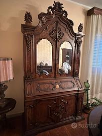 Cristalliera con ribalta