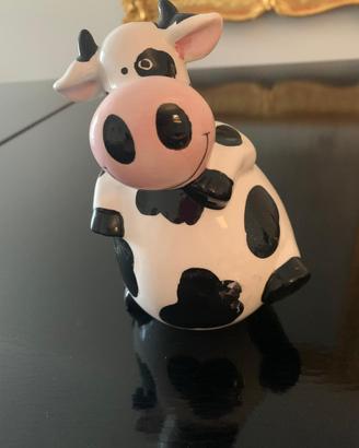 Mucca in ceramica