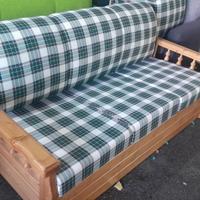 Divano legno rustico a scelta