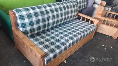 Divano legno rustico a scelta