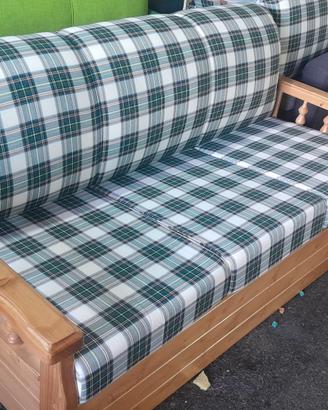 Divano legno rustico a scelta