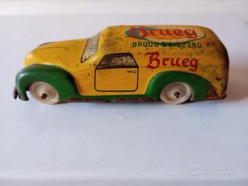 Giocattolo in latta, Marchesini, pubblicità Brueg