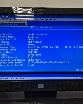 Notebook HP 20" (credo piuttosto raro)