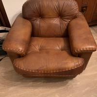 Poltrone in pelle design anni 70