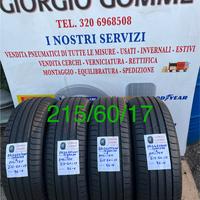 Gomme 215/60/17 nuove e usate in pronta consegna