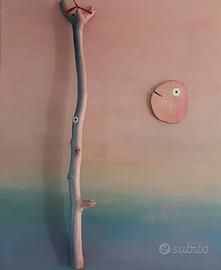 Coppia di quadri dipinti a olio