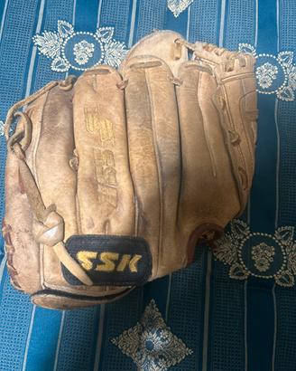 Guantone da Baseball SSK Vintage in Vera Pelle
