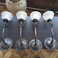 Lampadari artigianali ferro battuto