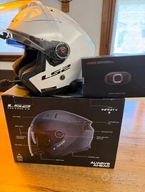 LS2 INFINITY II  XL + SENA SF2 bluetooth