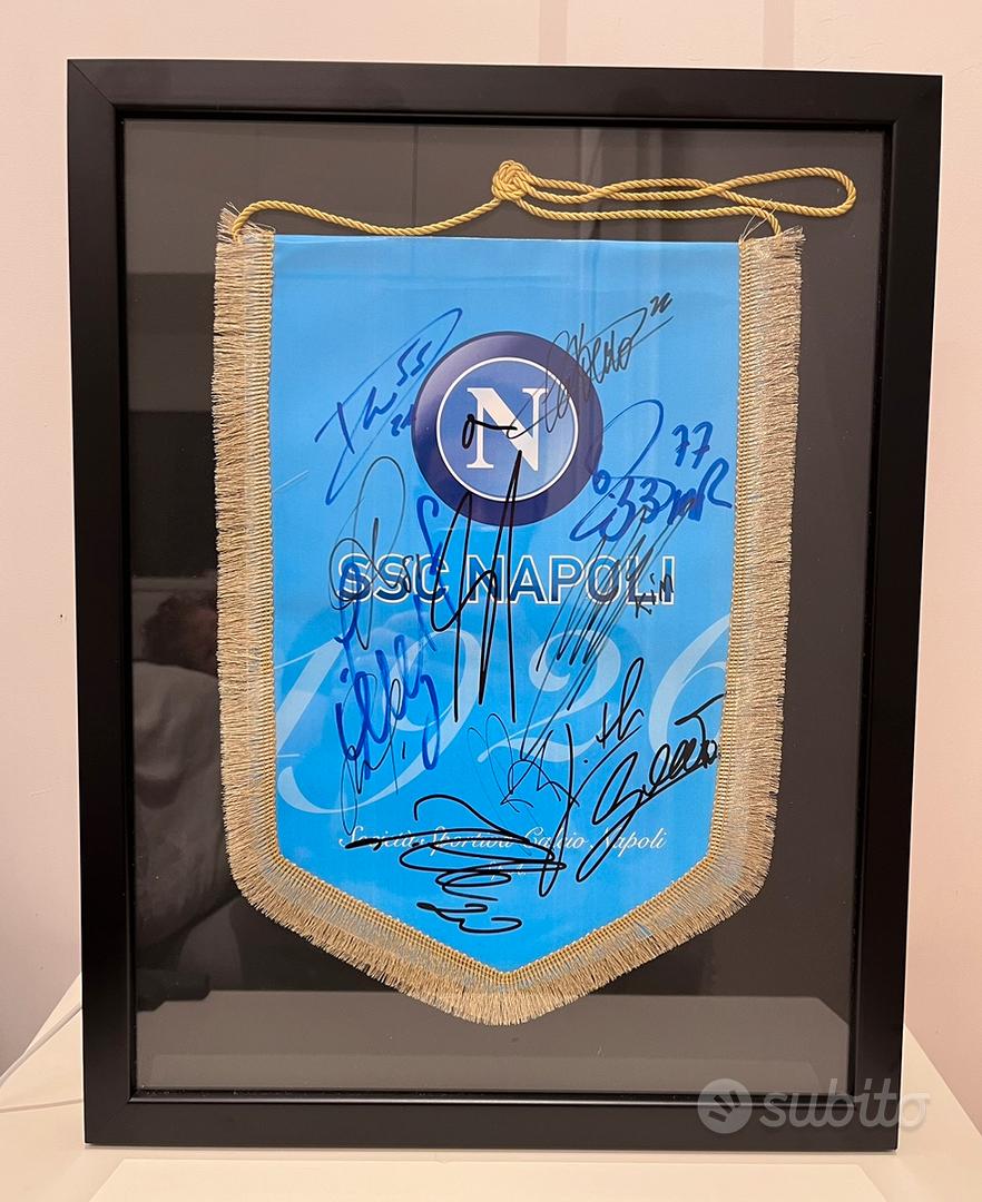 Fanion Gagliardetto SSC Napoli - Supporteur Italien - Vintage (Avant 2000) - Multicolore