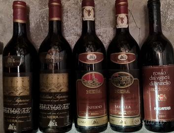 bottiglie vino vintage italiane 