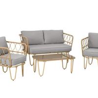 Set da giardino in stile boho chic