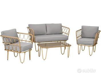 Set da giardino in stile boho chic