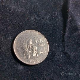 100 lire edizione FAO 1979