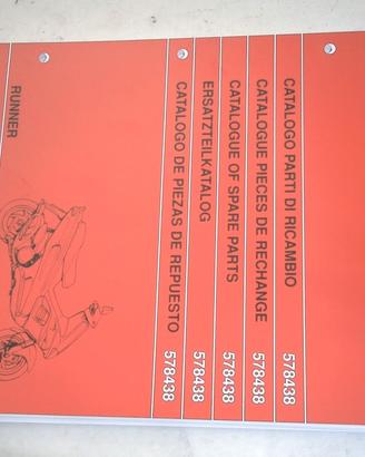 CATALOGO PARTI DI RICAMBIO RUNNER GILERA 578438