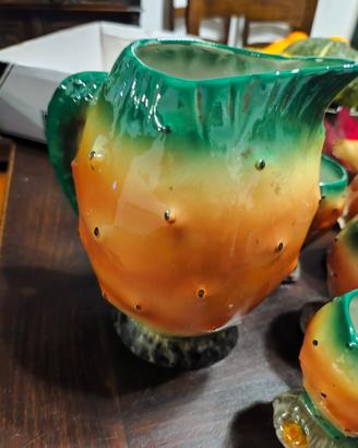 Servizio da 6 più brocca in ceramica Falco