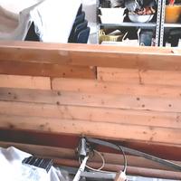 TRAVI E PILASTRI IN LEGNO LAMELLARE PER TETTOIA