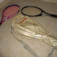 Racchette da tennis e borsone 