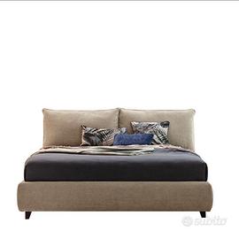 Letto Twils matrimoniale Blanca con contenitore