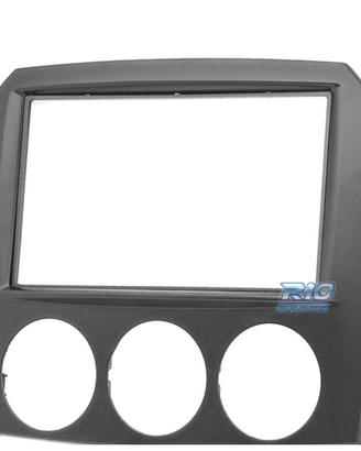 CORNICE NERA PER AUTORADIO 2-DIN PER MAZDA MX-5 MI