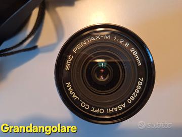 Obiettivo Grandangolare Vintage SMC Pentax-M 28mm