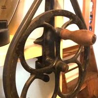 Ruota con manovella filatoio lana fine 800 primi 9
