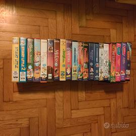 video cassette cartoni animati 