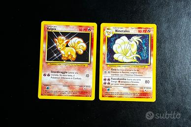 Vulpix e Ninetales Set Base ita