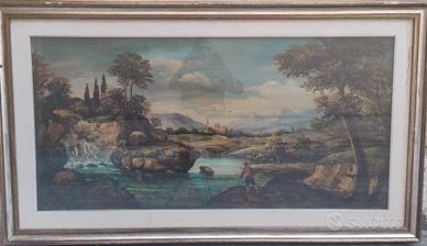 quadro paesaggio olio su tela. 