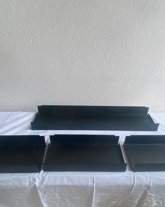 Mensole design in metallo verniciato