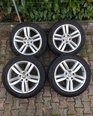 4 Pneumatici + Cerchi VW Touareg 7P6601025E