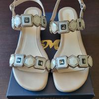 Sandalo in pelle Melluso