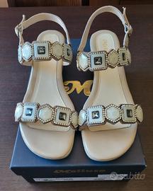 Sandalo in pelle Melluso