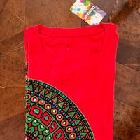 Desigual canotta lunga Anael rossa