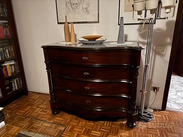 Comó Luigi Filippo  ‘800 in palissandro e noce