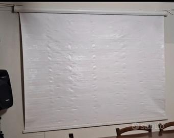 Schermo per proiezioni motorizzato 250x200cm
