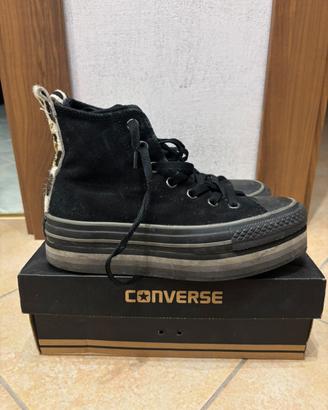Converse donna con platform