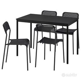 Lotto IKEA Sandsberg Nero - 10 Tavoli + 60 sedie