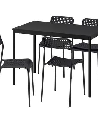 Lotto IKEA Sandsberg Nero - 10 Tavoli + 60 sedie