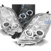 FARI TOYOTA YARIS 06-09 OCCHI ANGEL CCFL FONDO CRO