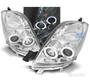 FARI TOYOTA YARIS 06-09 OCCHI ANGEL CCFL FONDO CRO