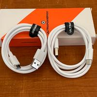 Coppia di cavi Usb-C 5A con scatola