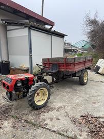 Trattore con cassone valpadana vmc 150
