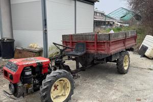 Trattore con cassone valpadana vmc 150