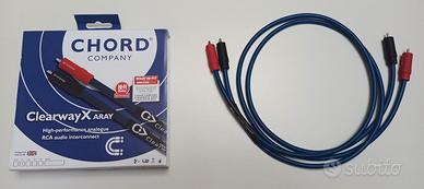 CAVO DI CONNESSIONE RCA CHORD CLEARWAY X-ARAY