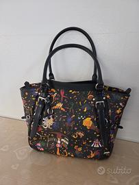 Borsa Tote Piero Guidi nera - Linea Magic Circus -