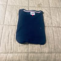 T shirt manica lunga cotone Tommy jeans blu taglia