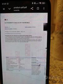 TV LG LG 47LE5308 47 " FULL HD NERO