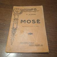 Libretto Opera MOSÈ di G. Rossini - Edizione Orig