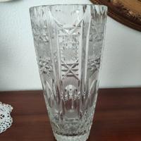 Grande vaso di cristallo di Boemia Vintage 